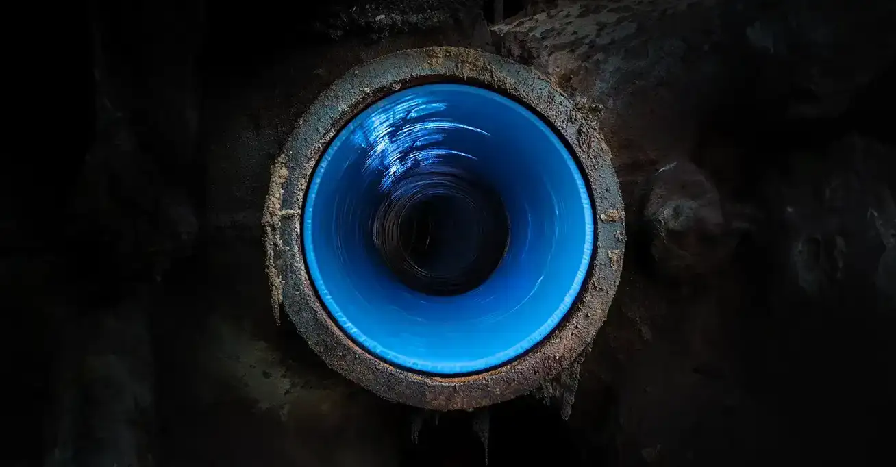 Avloppsrör efter relining