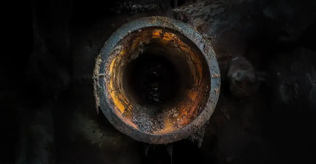 Avloppsrör före relining